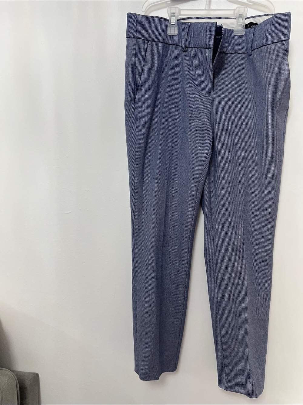 LOFT Men's Tailored Dress Pants in Slate Blue